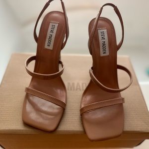 Steve Madden Tan Strap Heels